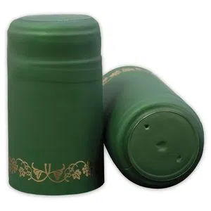 PVC Seals - Green with gold grapes