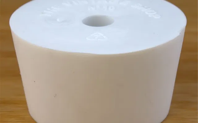 #10 Rubber Stopper, bored