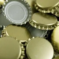 Gold Oxygen Barrier Crown Caps - 144 Count