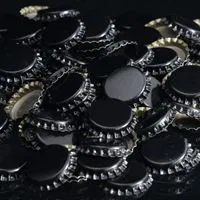 Black Oxygen Barrier Crown Caps - 144 Count