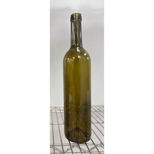 750ml Bordeaux Antique Green wine bottles (Case of 12)