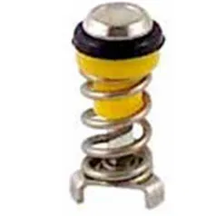 Ball lock poppet valve