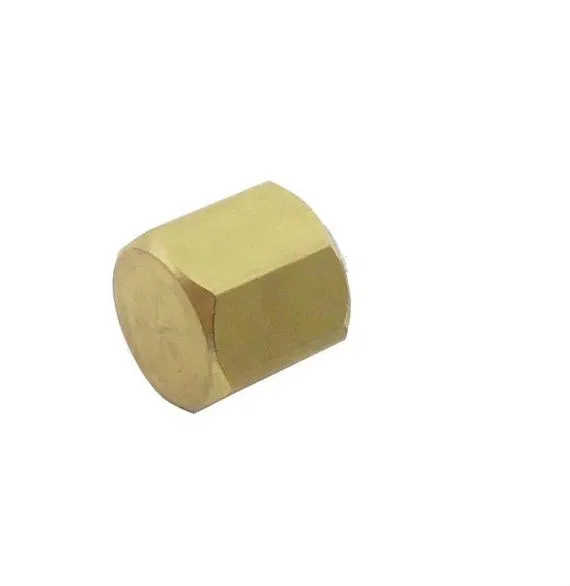 1/4" MFL Brass Cap