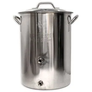 Brewers Best 8 Gallon Basic Brewing Kettle with 2 Ports