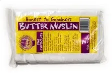 Butter Muslin 1 sq yard of 100% cotton - 90 thread per inch