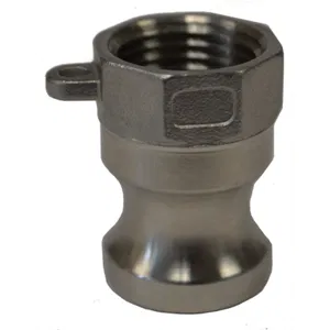 Type A Camlock Adapters 304SS 1/2 " NPT