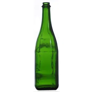 750ml Green Champagne Bottles (Case of 12)