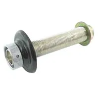 Shank w/flange 6 1/8" chrome plated brass