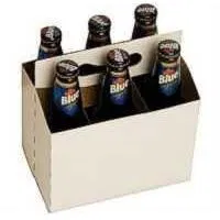 Cardboard 6 Pack Bottle Carrier