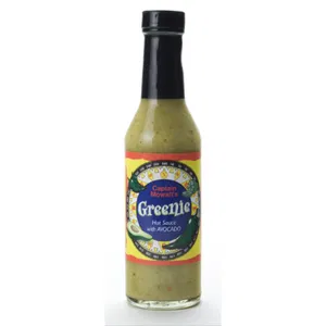 Captain Mowatts Greenie Hot Sauce - Salsa Verde Picante