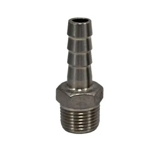 1/2" Female NPT with 3/8" Barb
