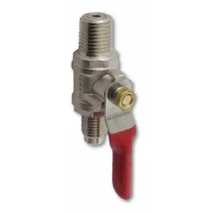 Air Shutoff with 1/4 in. flare MFL fitting and check valve
