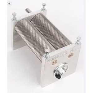 Monster Mill 3 Pro Stainless Steel Rollers & 1/2" shaft