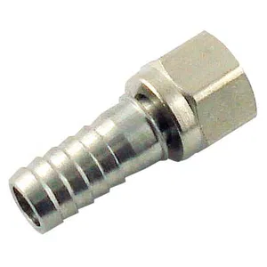 Quick Disconnect One Piece Swivel 1/4" FFL X 3/8" Barb