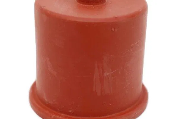 Red rubber 50mm carboy cap