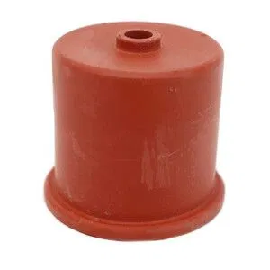 Red rubber 50mm carboy cap