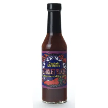 Captain Mowatts Scarlet Blaze Pomegranite Grilling Sauce