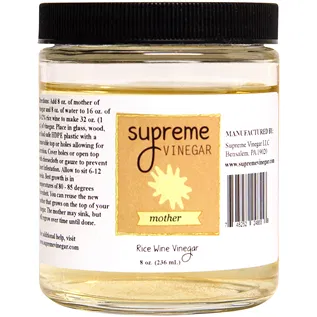 Rice Wine Vinegar Mother 8 oz.