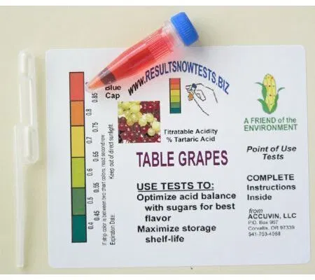 Table Grape Titratable Acidity (TA) Test Kit
