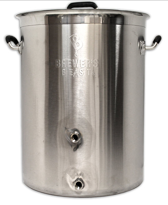 Brewers Beast 16 Gallon Brewing Kettle with 2 Ports Beer Wine Hobby