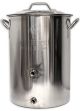 Brewers Best Basic Brewing Induction Pot 8 Gallon w/ Two Ports