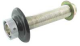 Chrome plated brass shank