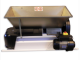 Motorized Crusher/Destemmer with Painted Bottom and Stainless Hopper