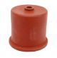 Red rubber 50mm carboy cap