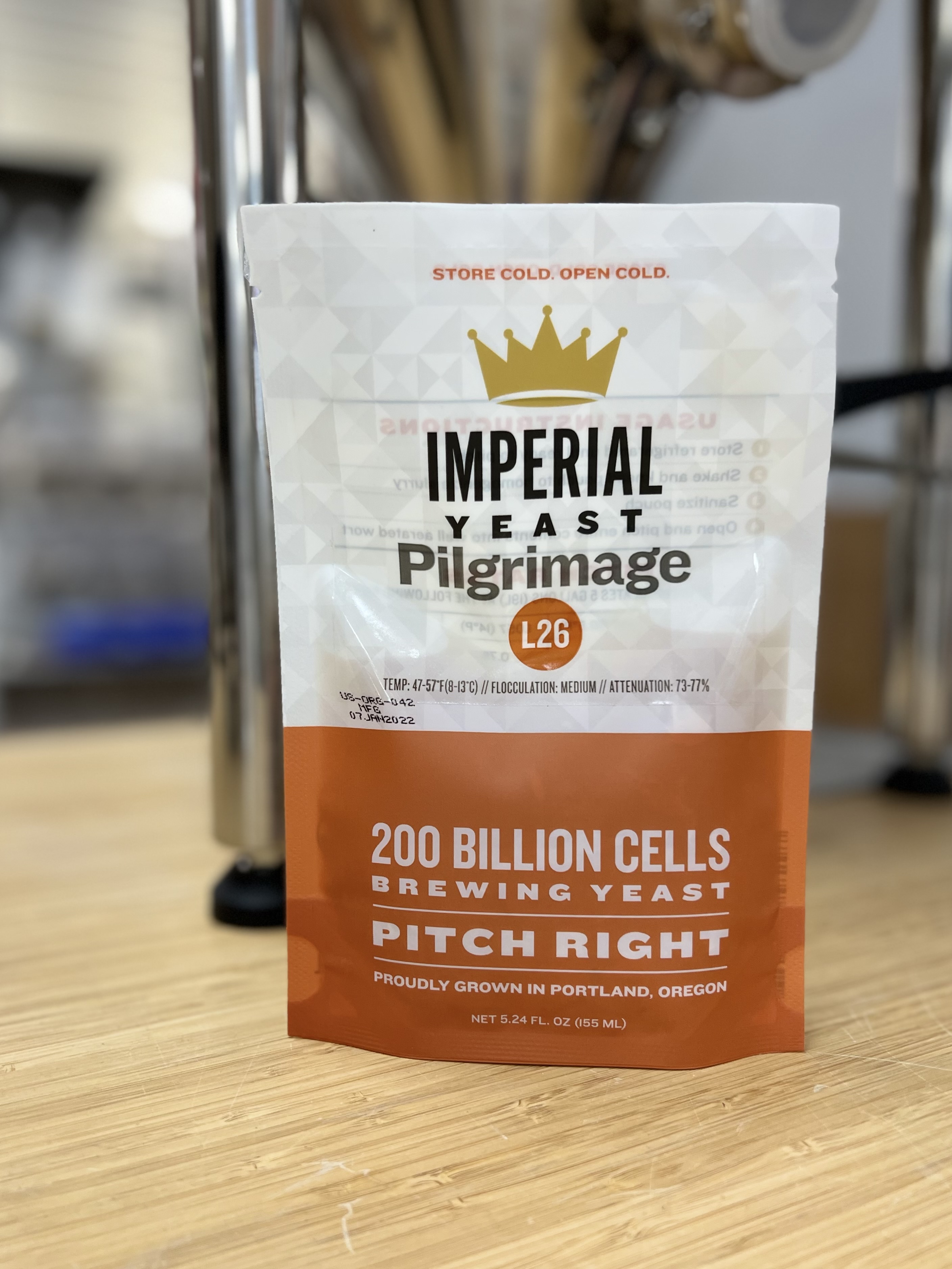 Imperial Yeast L26 Pilgrimage Beer Wine Hobby Store View