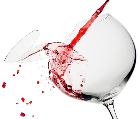 Broken Wine Glass