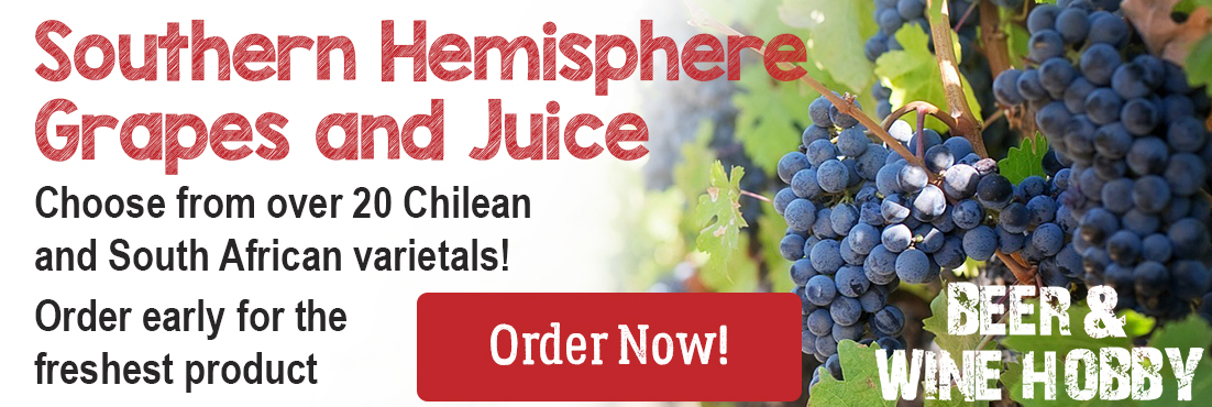 Chile Australian and South African grapes and juice